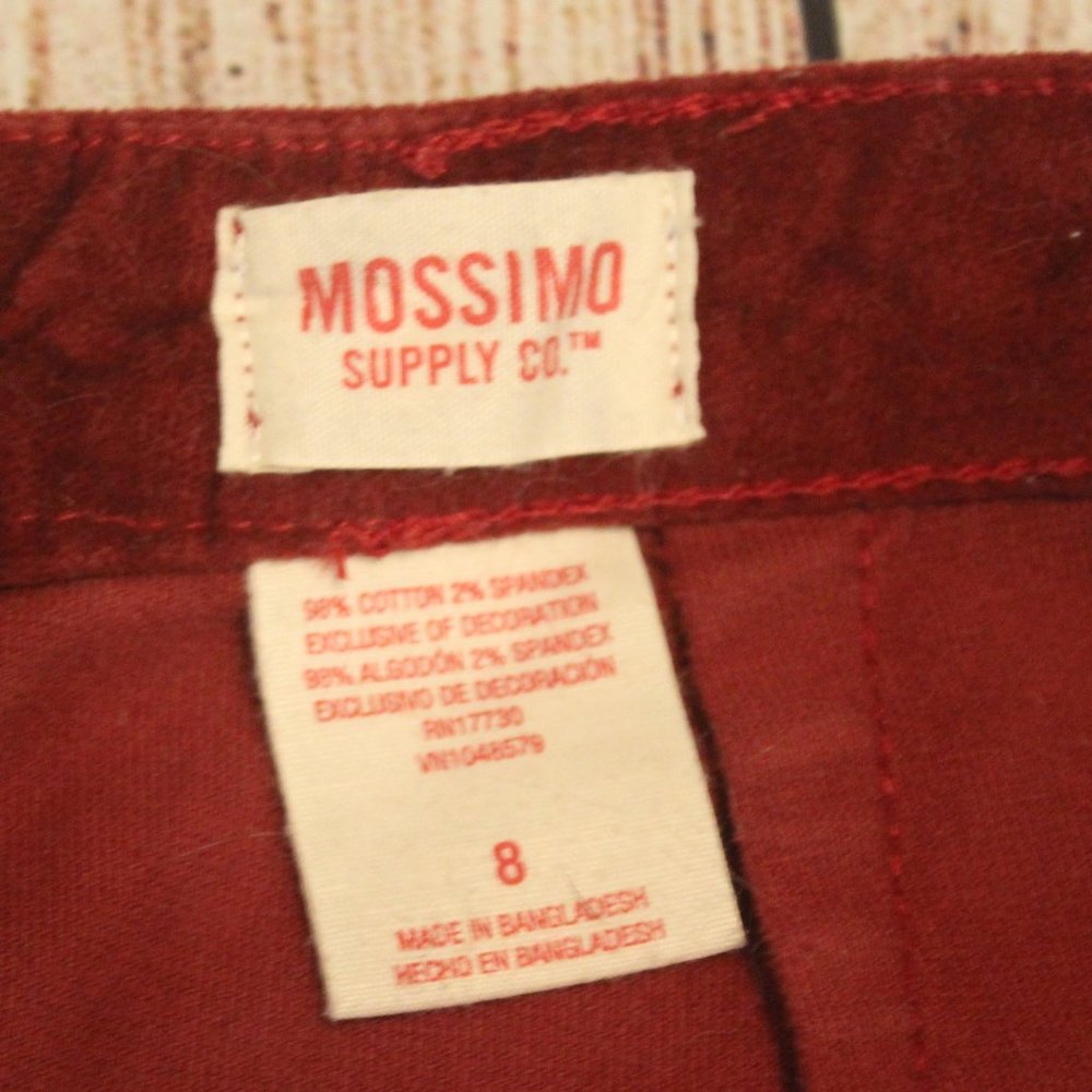 Mossimo Wine Red Velvet Mini - Picture 9 of 13